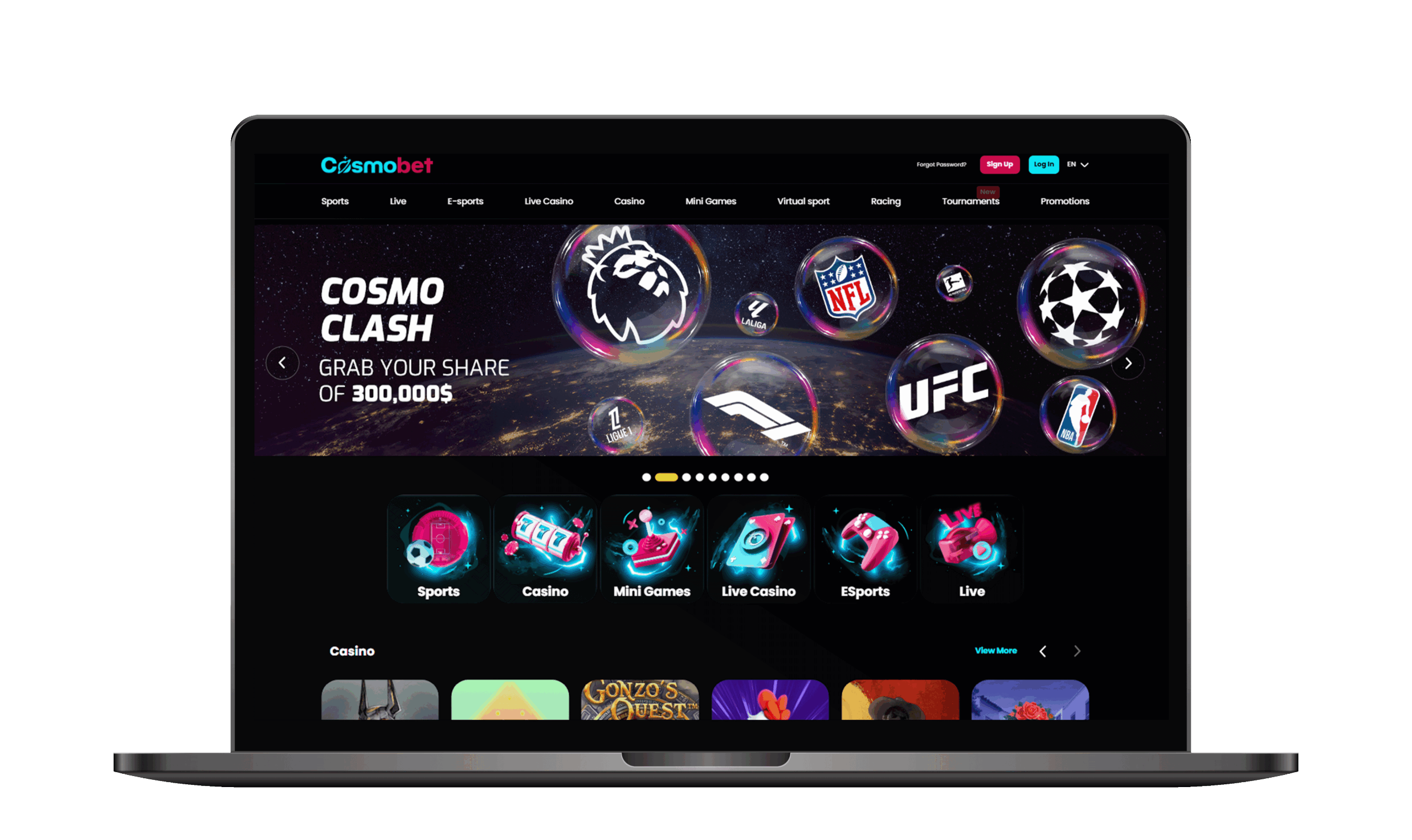 CosmoBet Non-GamStop casino