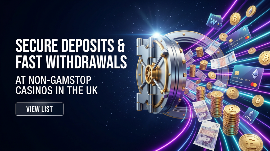 Top Non-Gamstop Casinos in UK offer convenient payment methods