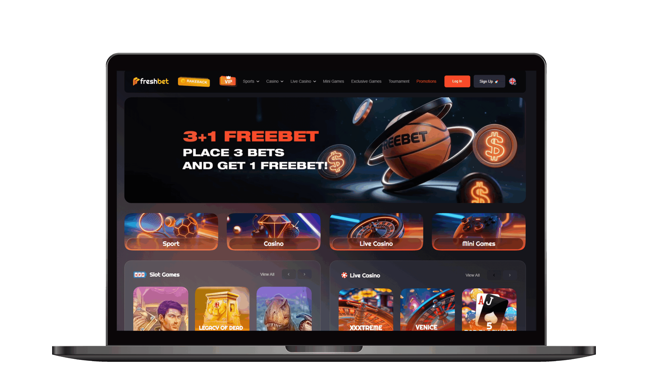 Freshbet Non-GamStop casino