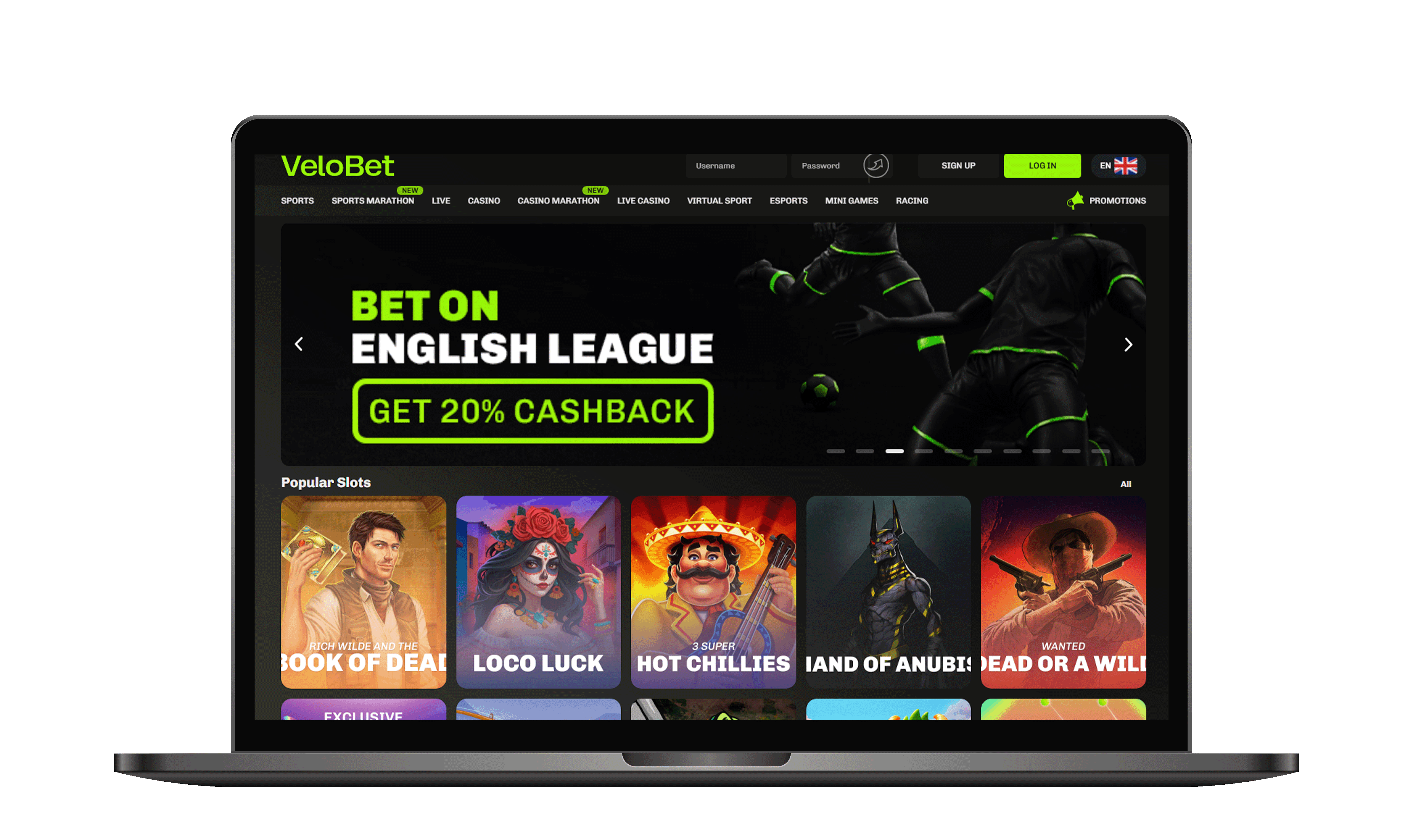 Velobet  Non-GamStop casino